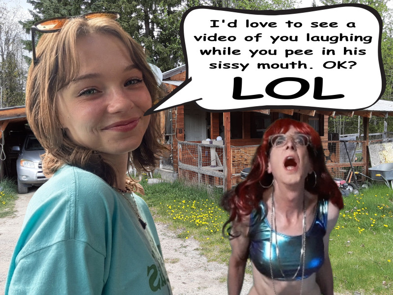 pee-in-his-sissy-mouth