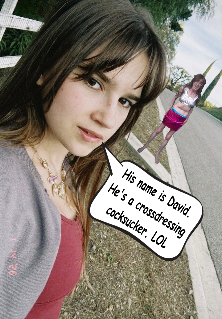 david-is-a-crossdressing-cocksucker