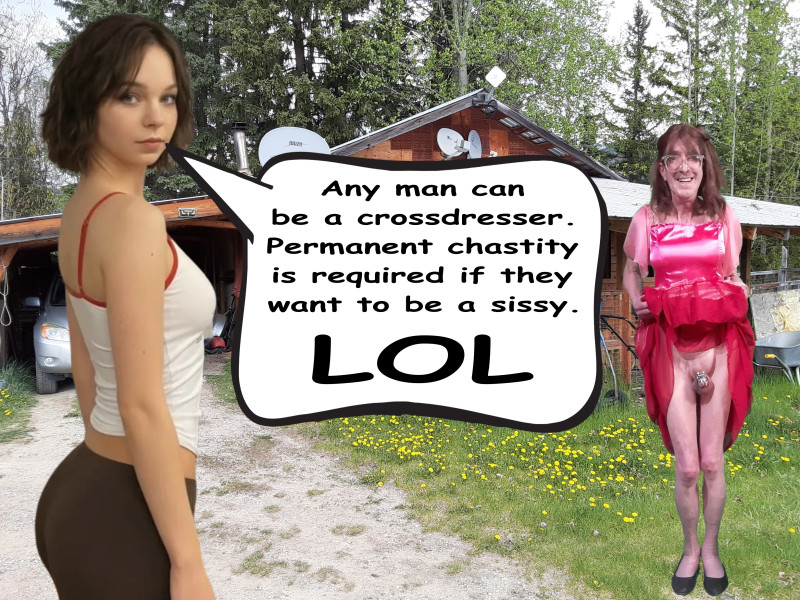 permanent-chastity-sissy