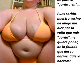 Eva la gordi enfadada